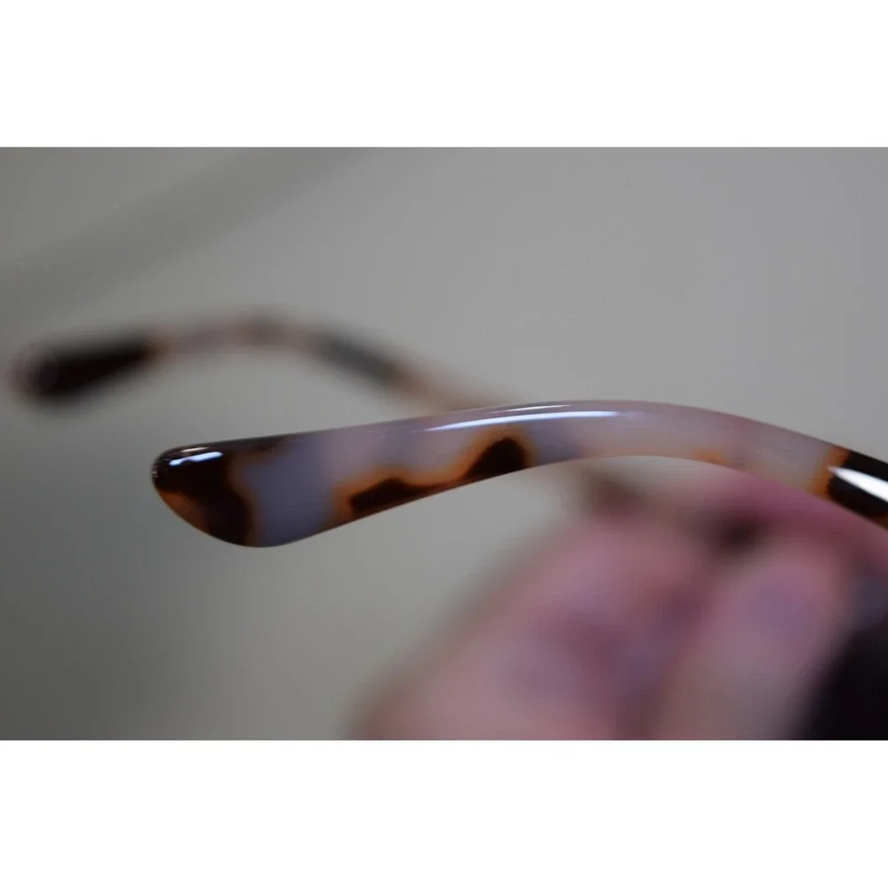 J Crew Womens Pink Tortoise Shell Round Sunglasses with Gold Metal Bridge